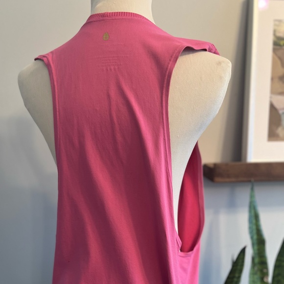 SPRITIAL GANGSTER PINK WARRIOR YOGA WORKOUT RUNNING TANK SIZE M/L - Picture 6 of 6